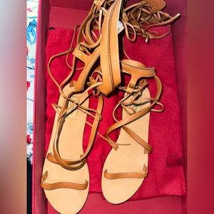 Valentino Brown Tall Gladiator 39